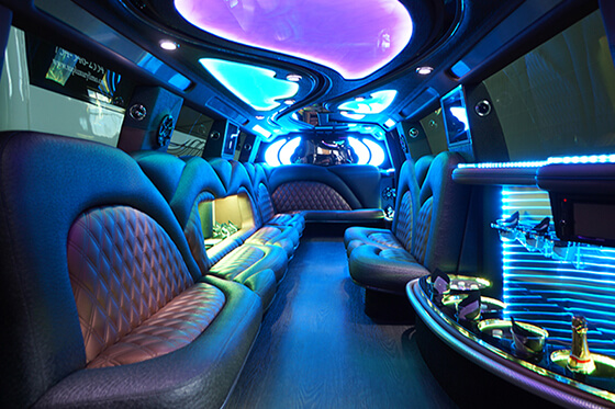 Luxury party bus rental